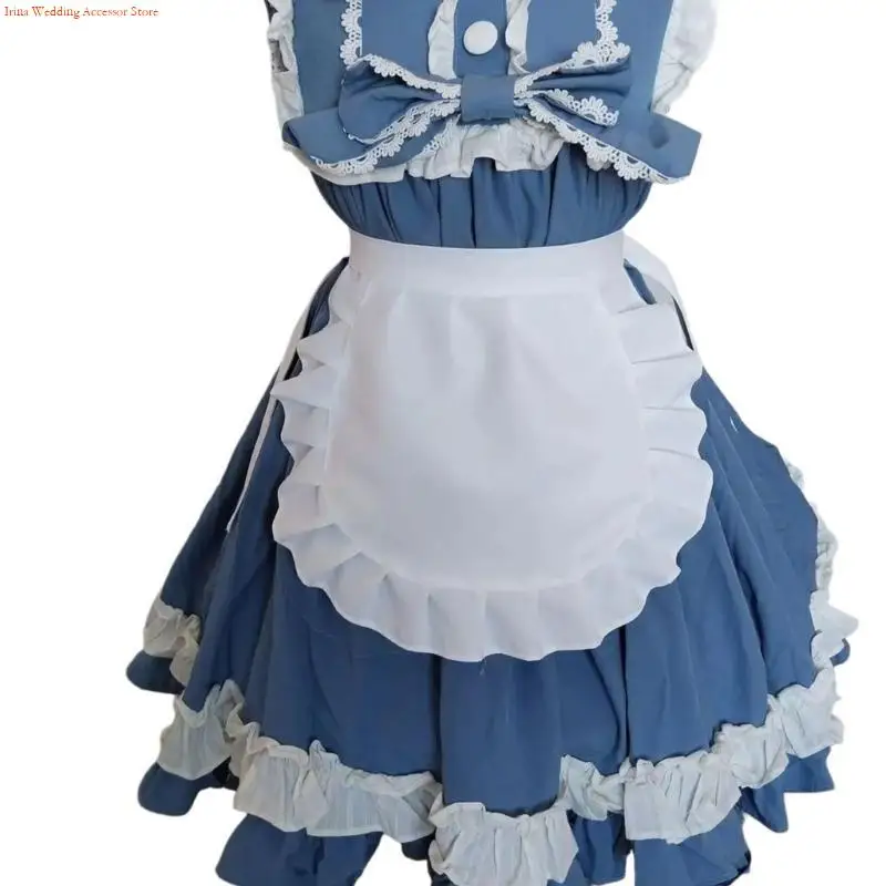 

G92D Cosplay Waist Costume Cooking Aprons Maid Half Apron Maid Cosplay Accessories