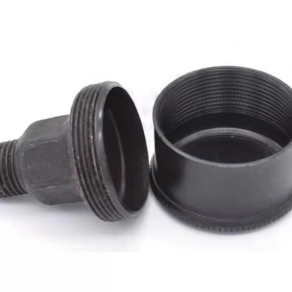 3-100ml Screw Cap Oil Cup M10/12/14/16 Metric Male Black Iron Butter Oiler Manual Lubricator for Machine Tool