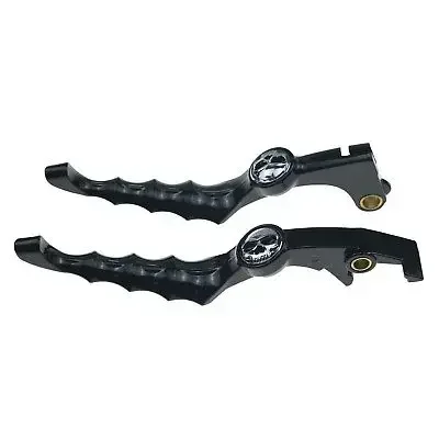 Motorcycle BLack Skull Zombie Brake Clutch Lever for Honda Shadow Nighthawk Magna Sabre Spirit CB VF VT 750 1100 Cruiser