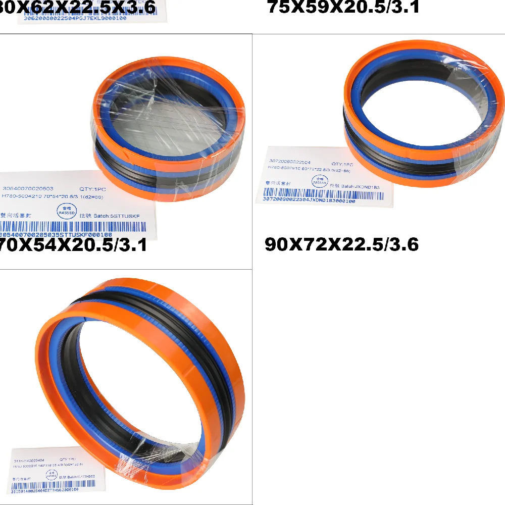 For H780 Original Piston Seal 5002910 165*140*25.4/9.5 double-acting piston seal in a robust five part assembly RXMPV