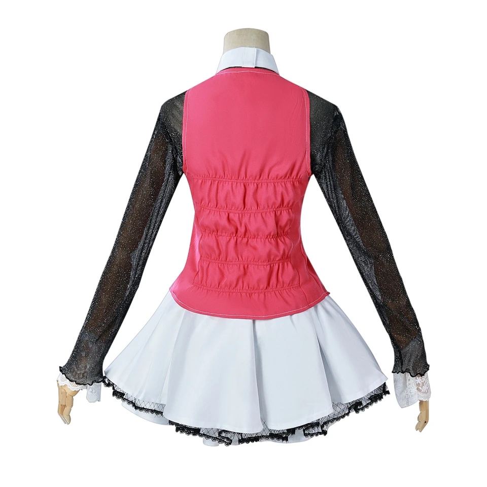 زي يو متوفر في المخزون لعبة دراكولاوريا التأثيرية الأكثر مبيعًا بدلة وردية مصاص دماء أنيمي أنثى أزياء الهالوين التأثيرية #5