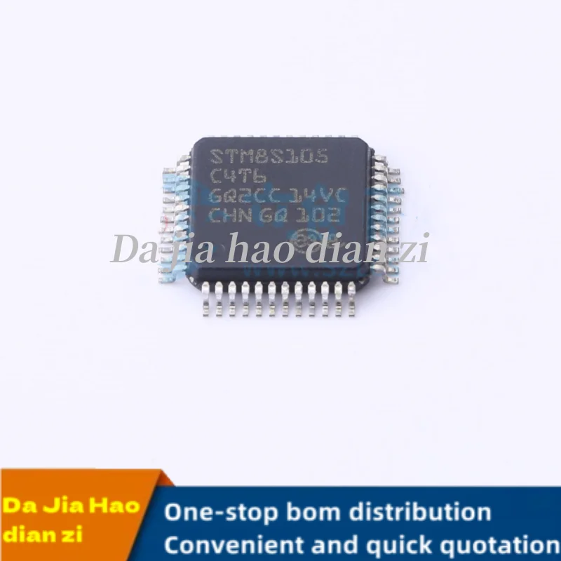 2pcs/lot STM8S105C4T6  STM8S105 QFP-48 microcontroller ic chips in stock