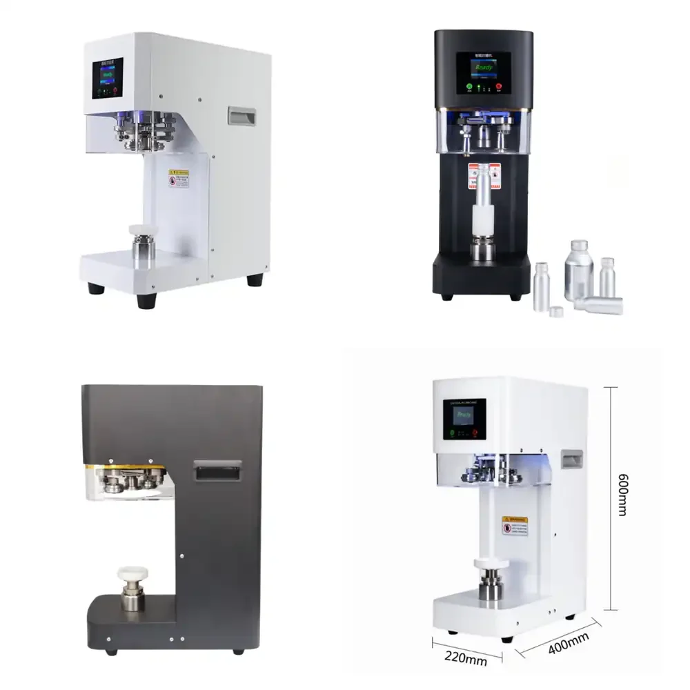 

LT-FGJ-100D Automatic No Rotating Can Sealing Machine Electric Intelligent Sealer for Milk Shops Restaurants Bottle Cap
