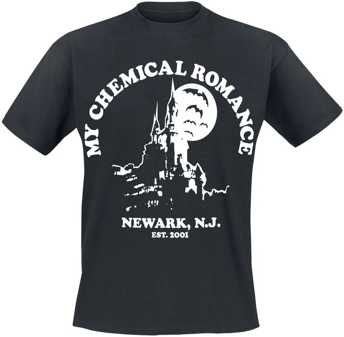My Chemical Romance Revenge Tee, Rock T-Shirt with Bloody Couple Art & Band Logo Print, Rock Fan Merch
