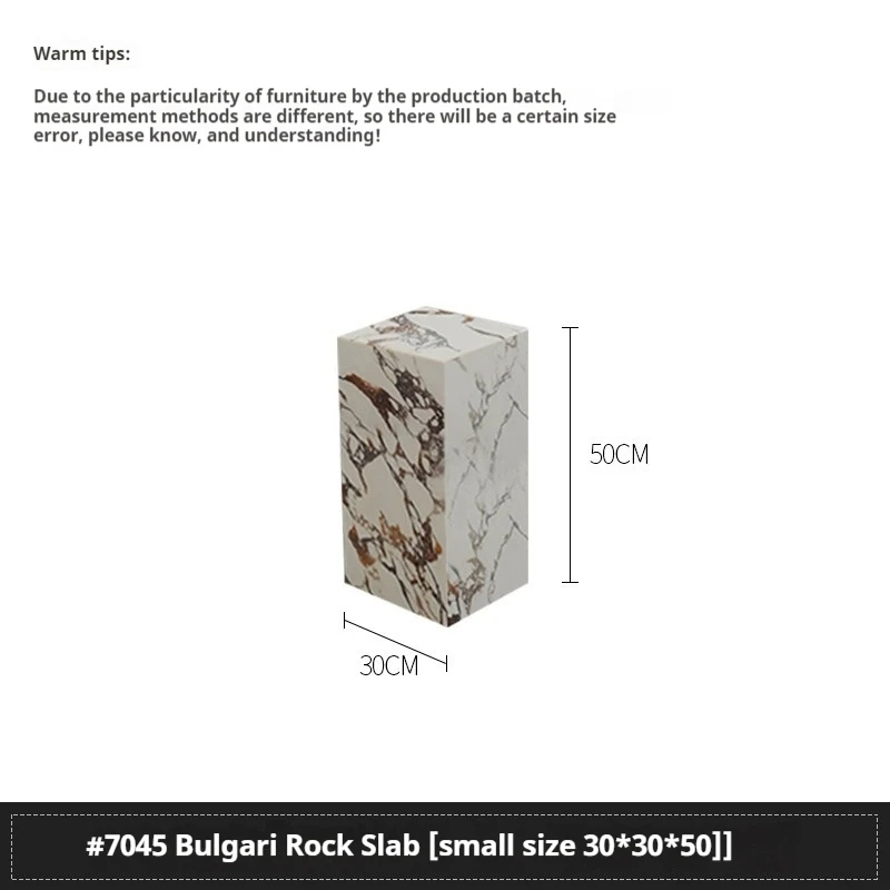 Luxury Stone Coffee Table, Nordic French Retro Design, Compact Corner Table Set for Small Space Living Room, High-End Side Table