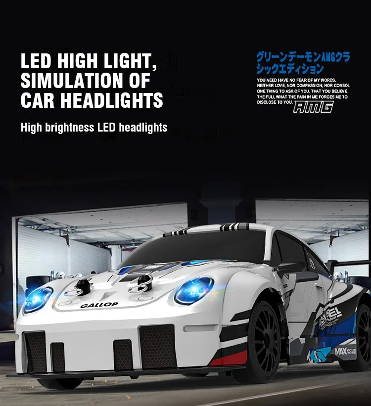 

Радиоуправляемый дрифт-автомобиль со светодиодной подсветкой, 2,4G, радио, высокоскоростной пульт дистанционного управления, гоночный автомобиль, модель автомобиля, игрушка в подарок для мальчика, девочки, ребенка, Рождество