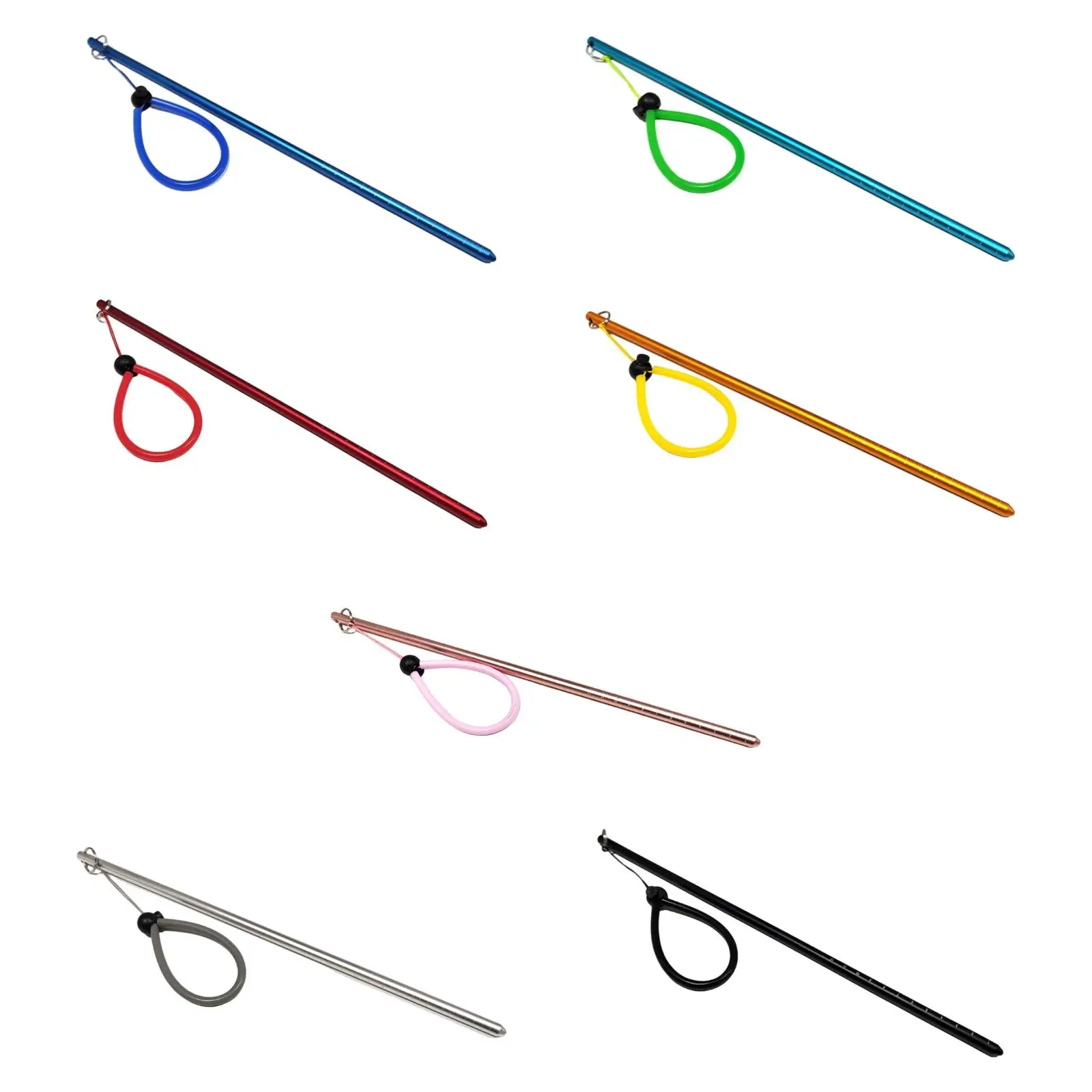 Aluminum Scuba Diving Pointer Stick Diving Accessory for Underwater Communication Signal Measurement Tool