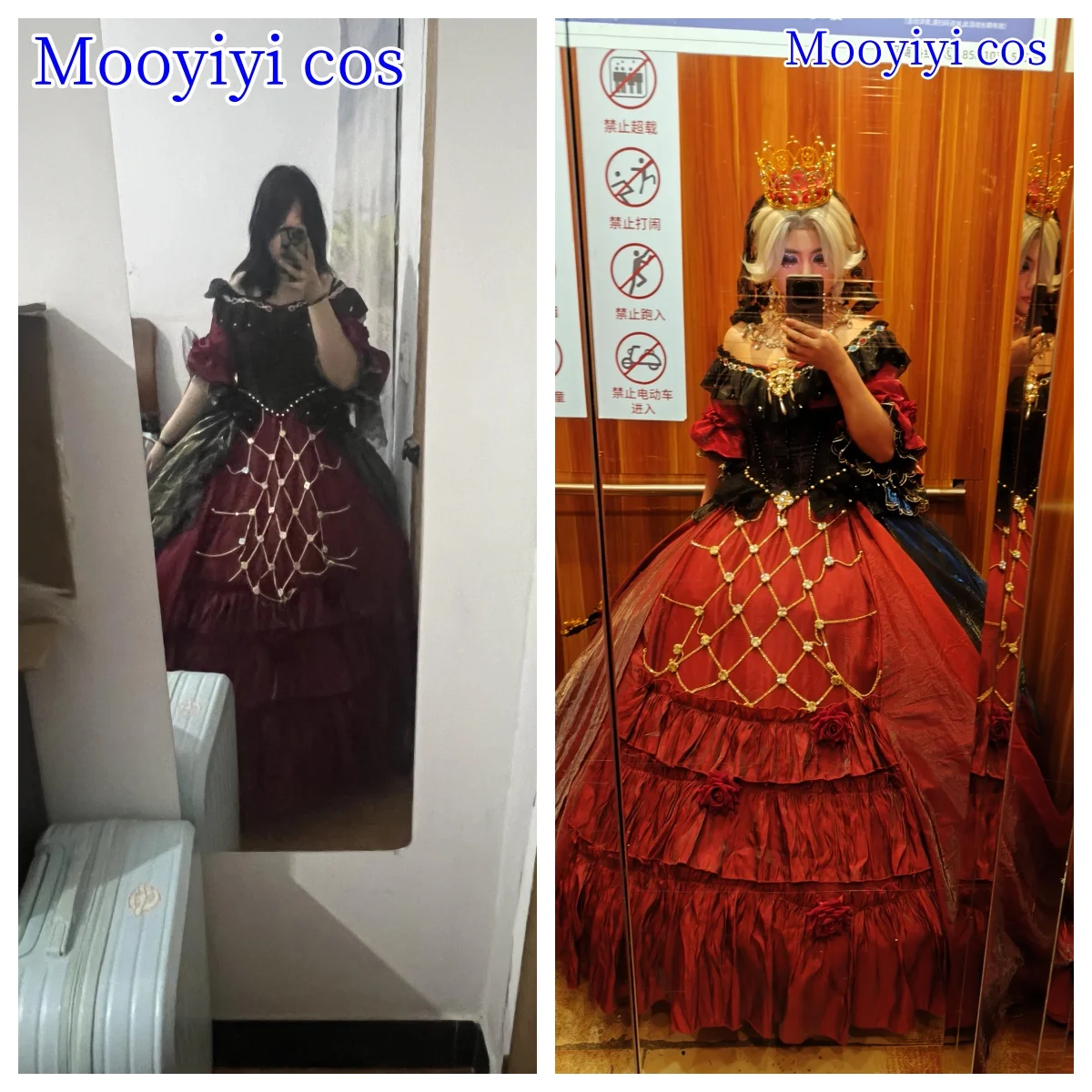 

Mary‌ Cosplay Costume for Halloween Christmas Comic Exhibition Game Identity V Bloody Cute Woman S-XXL New Red Dress IN STOCK
