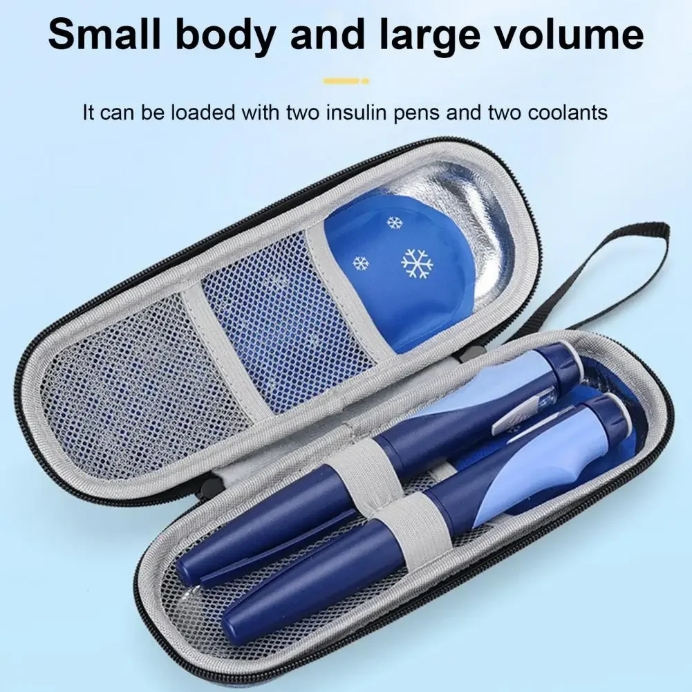 20*7cm Insulin Cooler Travel Case Diabetic Medication Storage Bag Insulated Cool Organizer For Insulin Pen And Supplies Bags