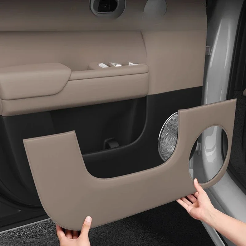 

Door Anti-kick Pad Leather Door Panel Protective Cover For LEADING IDEAL L6 L7 L8 L9 Sticker Car Interior Accessories Tools