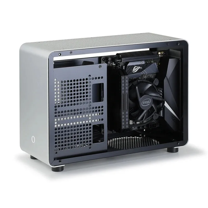 All Aluminum GEEEK G1Pro Side Transparent A4 ITX Mini Small Chassis SFX Power Supply Portable Host Air-cooled