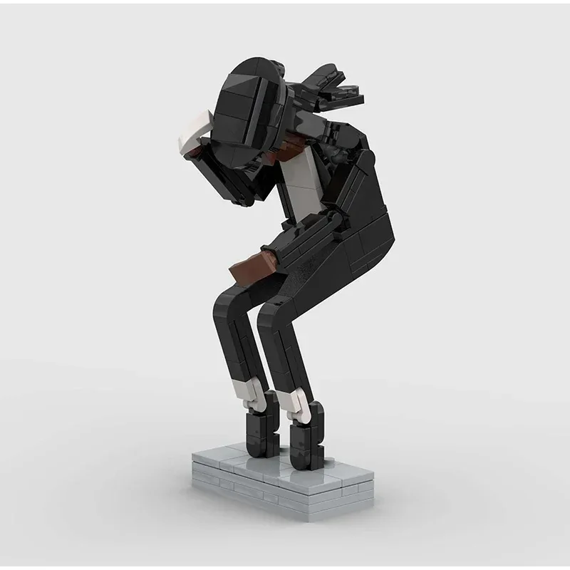 Michael Jackson Building Block Set MJ King Of Pop Figure Model Ornament Spacewalk Pose Bricks Kit DIY Construction Toy Adult Fan