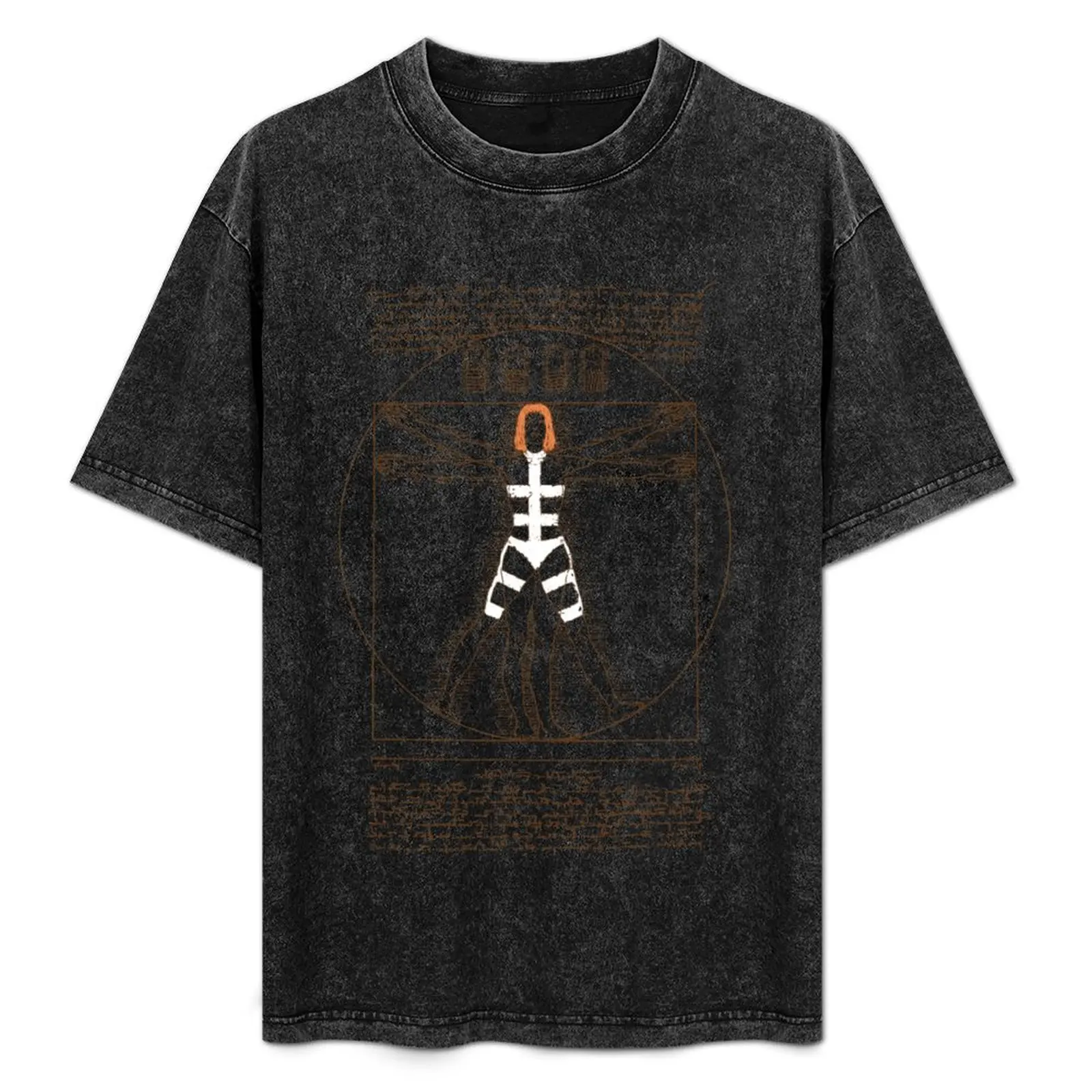 

Vitruvian Leeloo T-Shirt Novelty Print Casual Tee Shirt