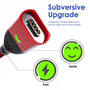 Fonken Magnetic Micro USBタイプCケーブル高速充電データワイヤーコード磁石充電器USBタイプCケーブルHuawei Xiaomi 13 Pro 6ベストセールスマグネティックUSB Cケーブル-2