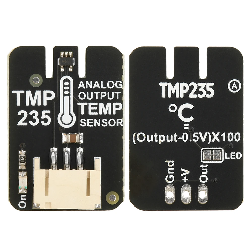 TMP235 Analog Temperature Sensor Module DC 3-5V -50℃-125℃ Wide Temperature Range Analog Output for Arduino/ESP32/Raspberry Pi