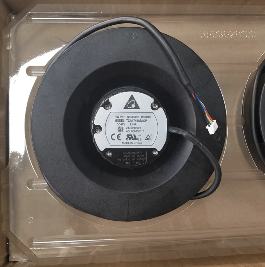 

Высокоскоростной центробежный вентилятор, охлаждающий вентилятор для встроенного шкафа TCA1748ATAGP 32030092, 17,5 см, 175 мм, вентилятор постоянного тока, 48 В, 2,10 А