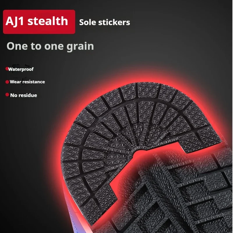 AJ1 shoe sole repair subsidy Anti-skid wear-resistant Self-adhesive thick shoe stickers Athletic shoes heel stickers 2pcs/4pcs