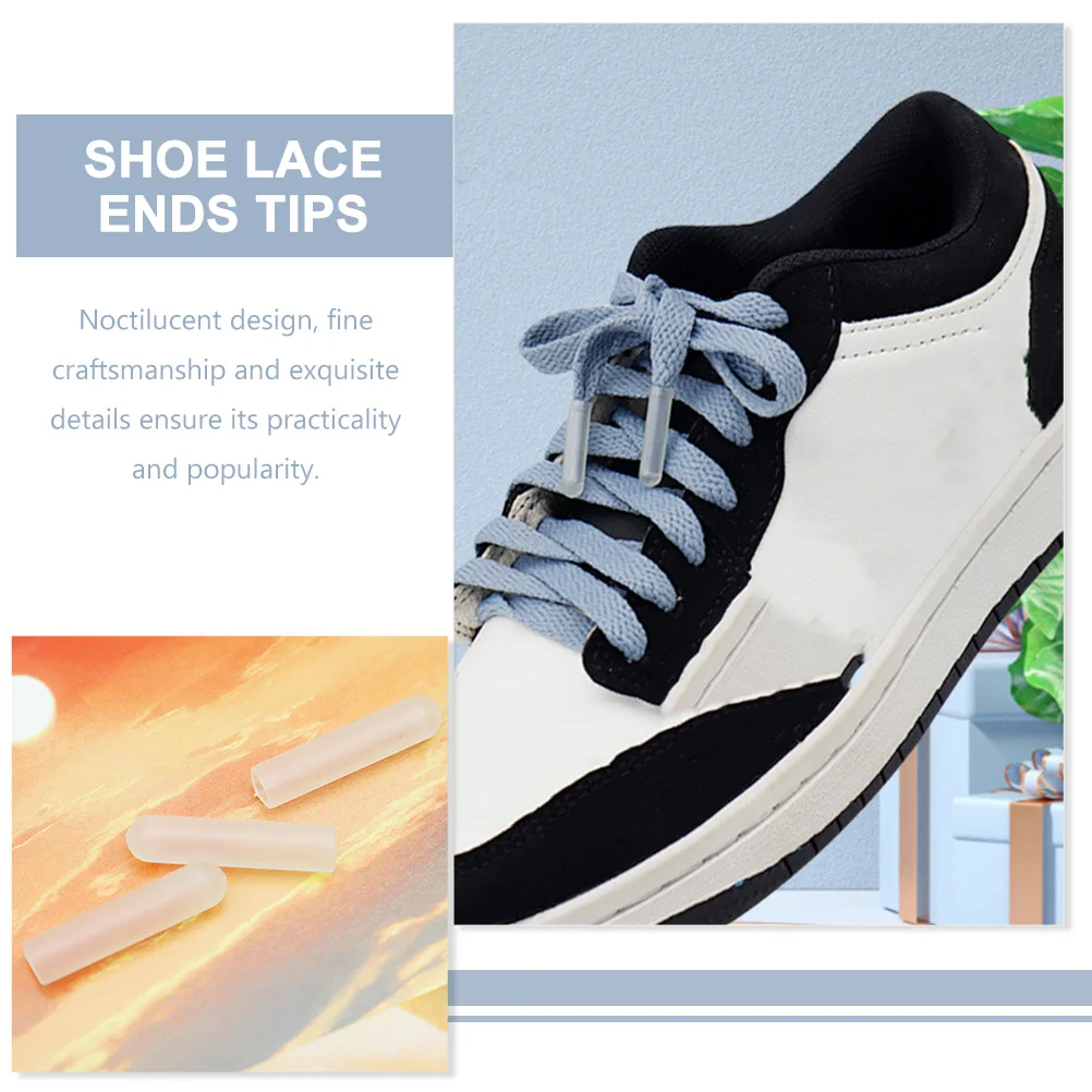 8 Pcs Shoelace Head Shoelacesative Tips Ends Shoelaces Pointy Caps Durable Show Plastic for