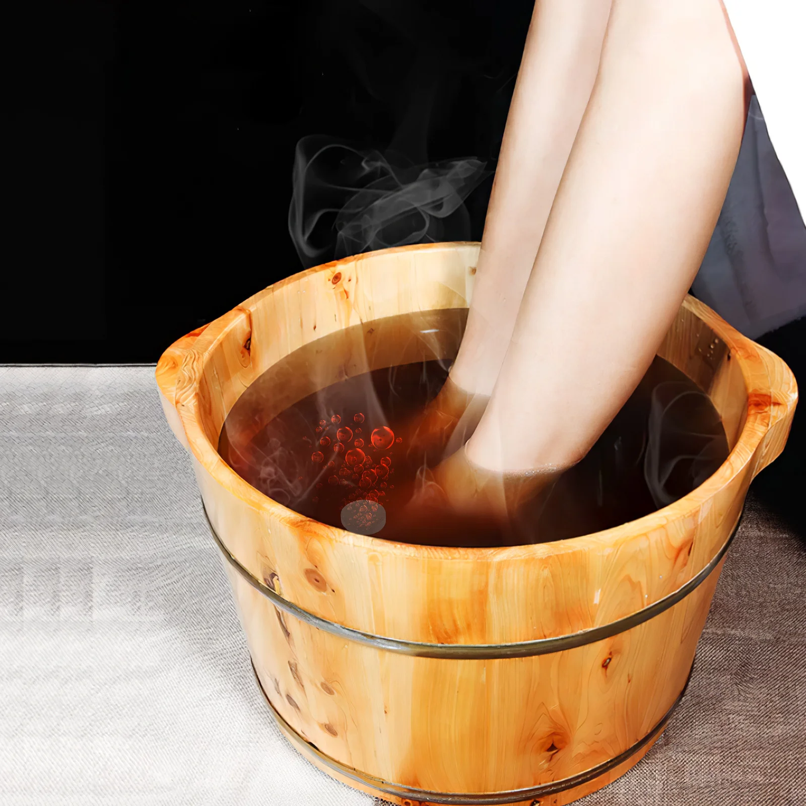 

10Pcs Foot Soak Ginger Tablets Warming Soothing Foot Bath Patch Improve Circulation Remove Calluses Feet