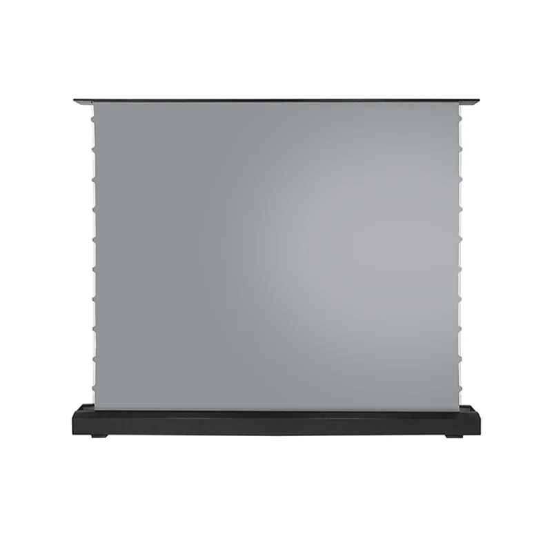 

120" Removable 3d 4K Metal Gray Electric Floor Rising Projection Screen With Aluminium Alloy
