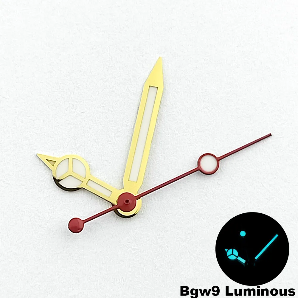 Uhrzeiger bgw9/C3 Blau Grün Leuchtend passend für NH-35-36 Uhrwerk Mechanische Armbanduhr Zubehör Silber Gold Roségold Schwarz Rot – Detail 8