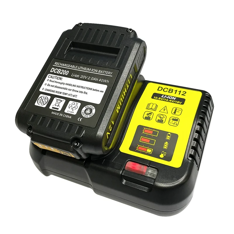 

A13E-Battery Charger Lithium Battery Charger For 10.8V 12V 14.4V 18V 20V DCB206 DCB205 DCB204 DCB203 DCB120 DCB105 EU Plu