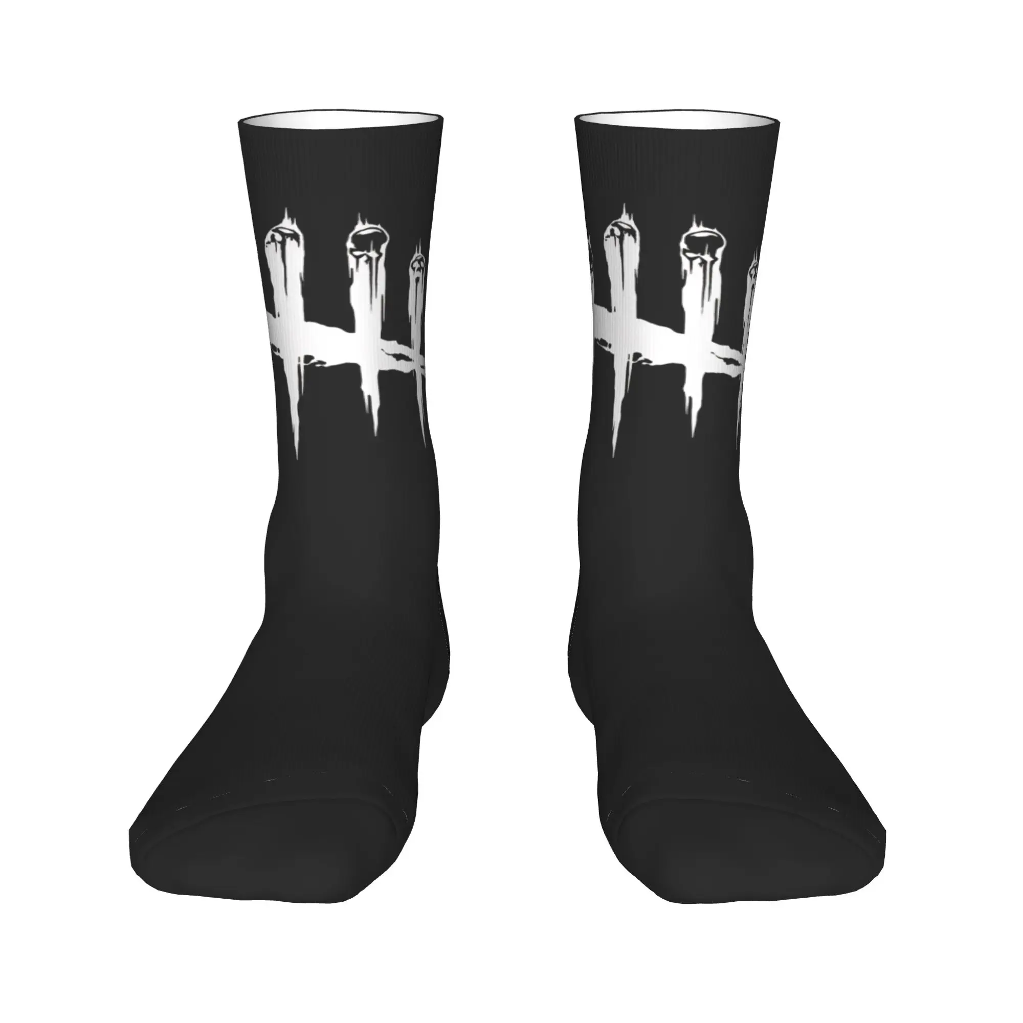 Jogo D-Deads-By-D-Daylight Meias Casuais Homens Meias Macias de Skate Outono Gráfico Meias Não Deslizantes