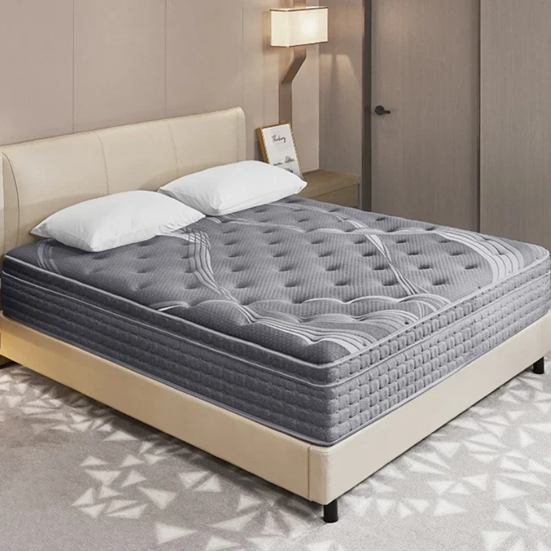 

King Sized Modern Mattress Soft Lunch Break Bedroom Latex Mattress Luxury Designer Colchones Bed Set Queen Size Furniture