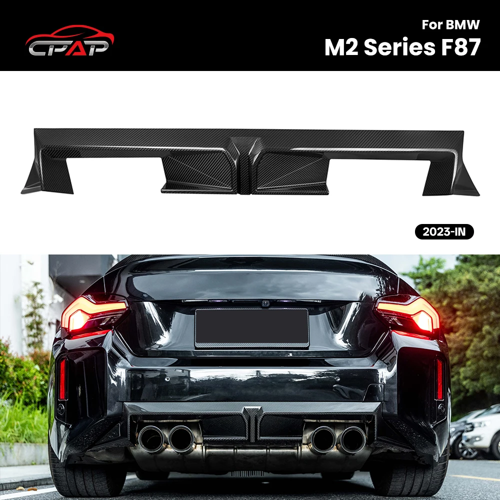 

Real Dry Carbon Fiber Car Rear Bumper Diffuser Spoiler Lip Rear Splitter For BMW M2 Series G87 CS Style 2023-IN