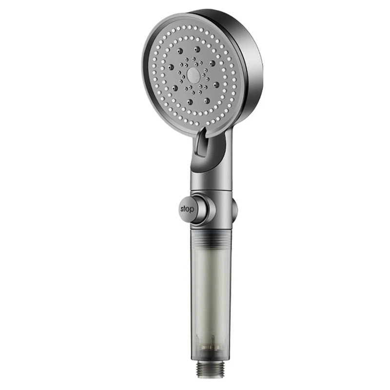

【Popular】4PCS Shower Head With 5 Spray Modes High-Pressure Handheld Showerhead With Carbon Filter