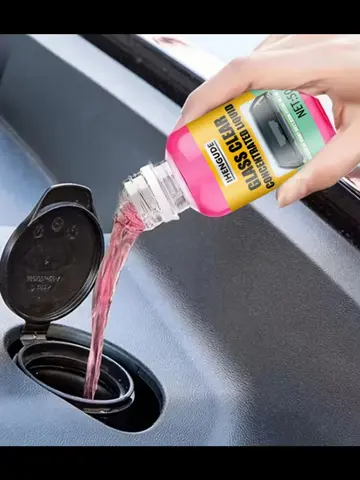 Car Glass Concentrated Coating Waterproof Windshield Wiper Fluid, Keeps It Smooth, Rainproof and Anti-Fog Without Streaks, Quickly Restores Glass Clarity