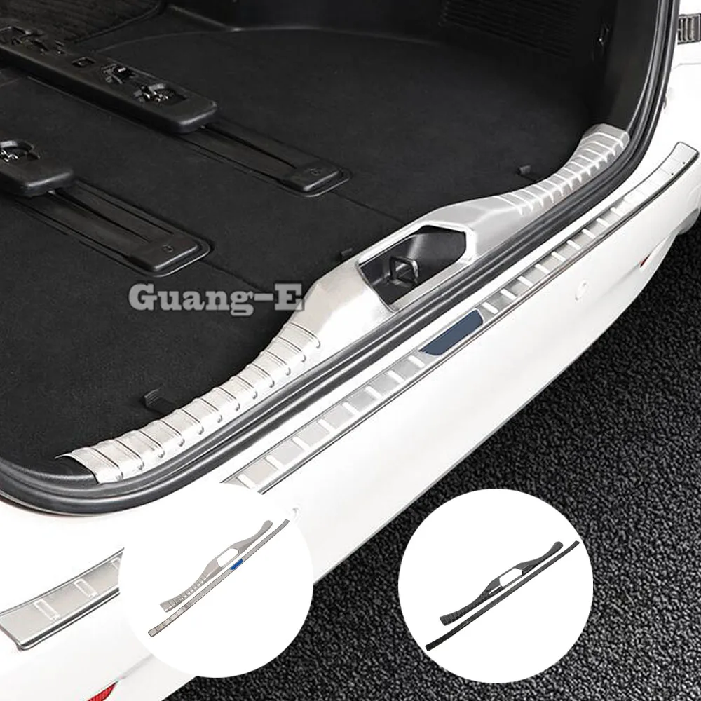 

For Toyota Alphard Vellfire 2016 2017 2018 2019 2020 Car External Inner Rear Bumper Protector Trunk Trim Plate Pedal Threshold
