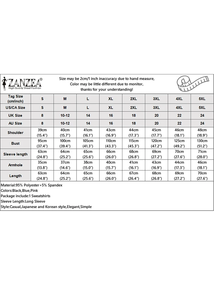 ZANZEA-sudaderas informales con costuras a rayas para mujer, jersey de cuello redondo, sudaderas de manga larga a la moda, Tops tejidos con botones de otoño 2024