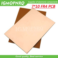 10pcs PCB FR4 7*10 Single Side Copper Clad plate DIY PCB Kit Laminate Circuit Board 7x10cm