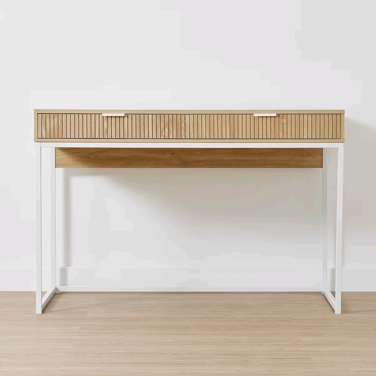 !@Combohome Wood Metal Computer Desk Modern Household Student Table Simple Bedroom Writing Desk