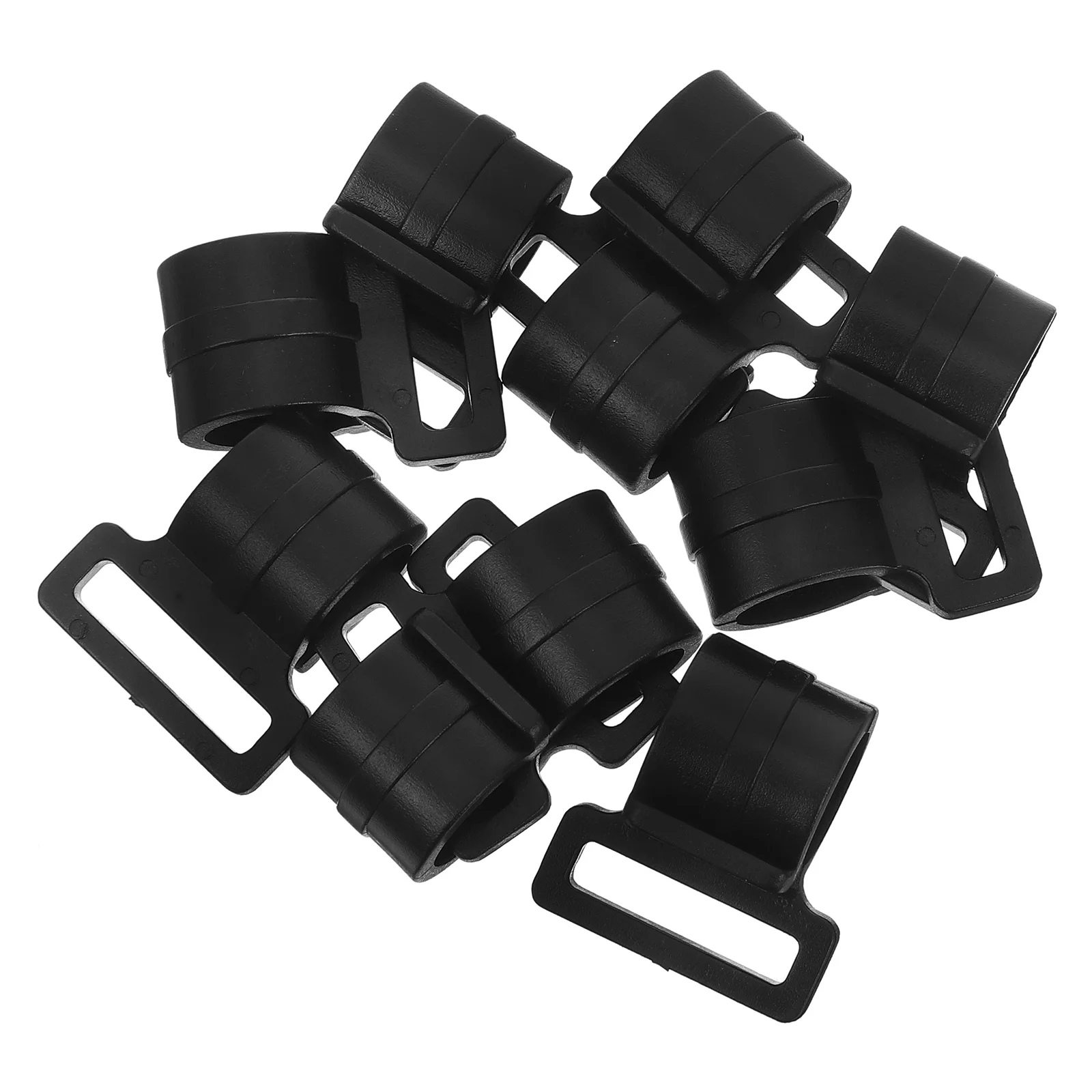 10 stücke Scheinwerfer Halterung Clips Kunststoff Zelt Pole Klammern C-Form Plane Stange Befestigungen Outdoor Camping Zubehör Licht