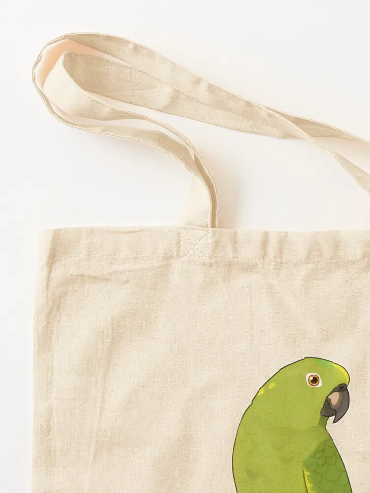 Simpatica borsa tote con pappagallo Amazon, borsa in tessuto