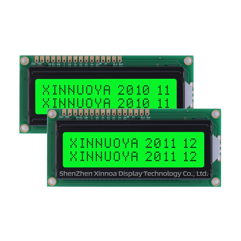 Source Manufacturer 1602W Character Screen Blue Film Lcd Display Module 64.5 * 16Mm Large Window Voltage 5V 3.3V