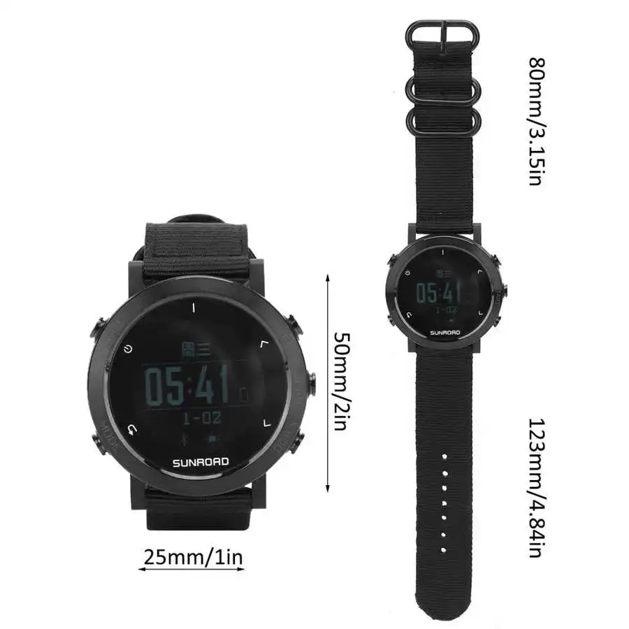 Sunroad FR934 FR935 FR935B GPS Sports Digital Smart Watches with Heart Rate Altimeter Compass Pedometer for Running Triathlon