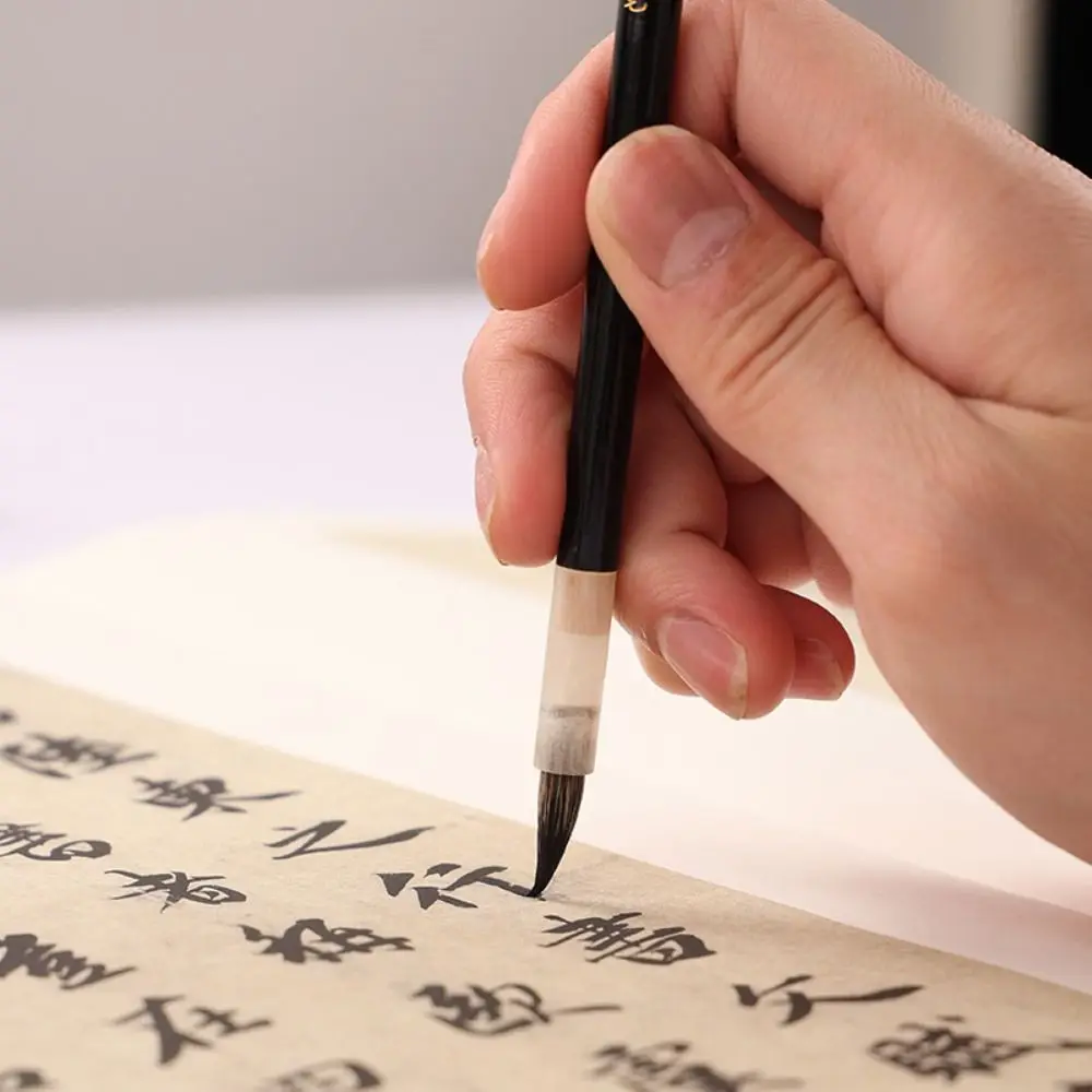 فرشاة الكتابة الصينية التقليدية ، شعر الذئب ، الخط ، الرسم ، الممارسة #1