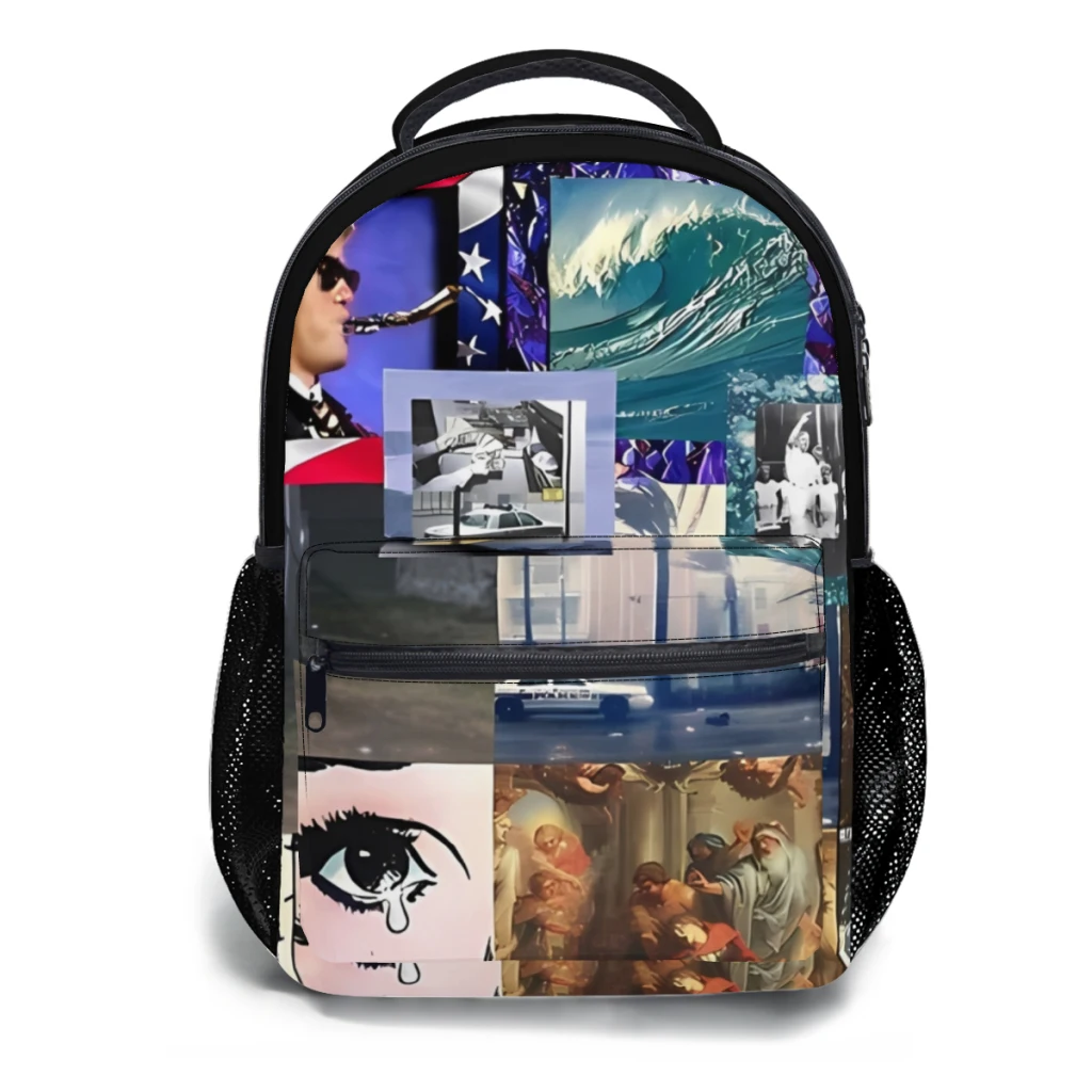 New Fashionable  This is $uicide Backpack Bag Large Capacity Trendy Book Bag Multi-pockets Adjustable 17inch