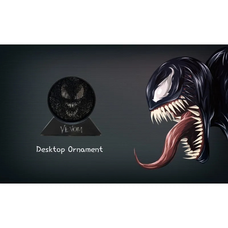 

Marvel Venom Creative Desktop Decoration Anime Action Figure Personal Boy Toy Q Figural Car Desk Decoration Model Christmas Gift