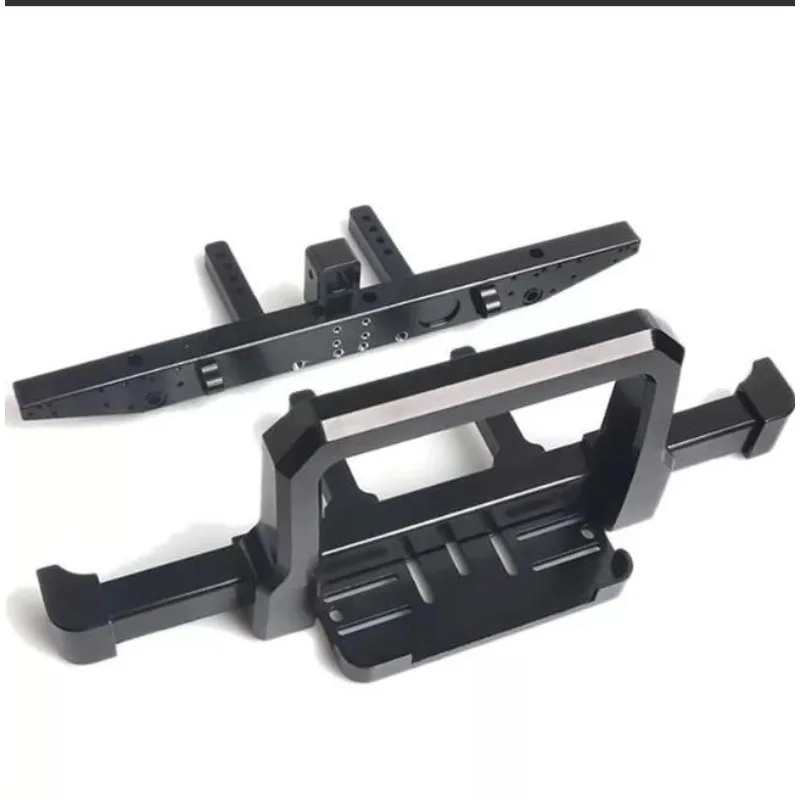 Classic Metal Front Bumper for 1/10 TRAXXAS TRX4 RC Crawler,Only Fits Square Bumper Mount, Improves Approach Angle Upgrade Parts