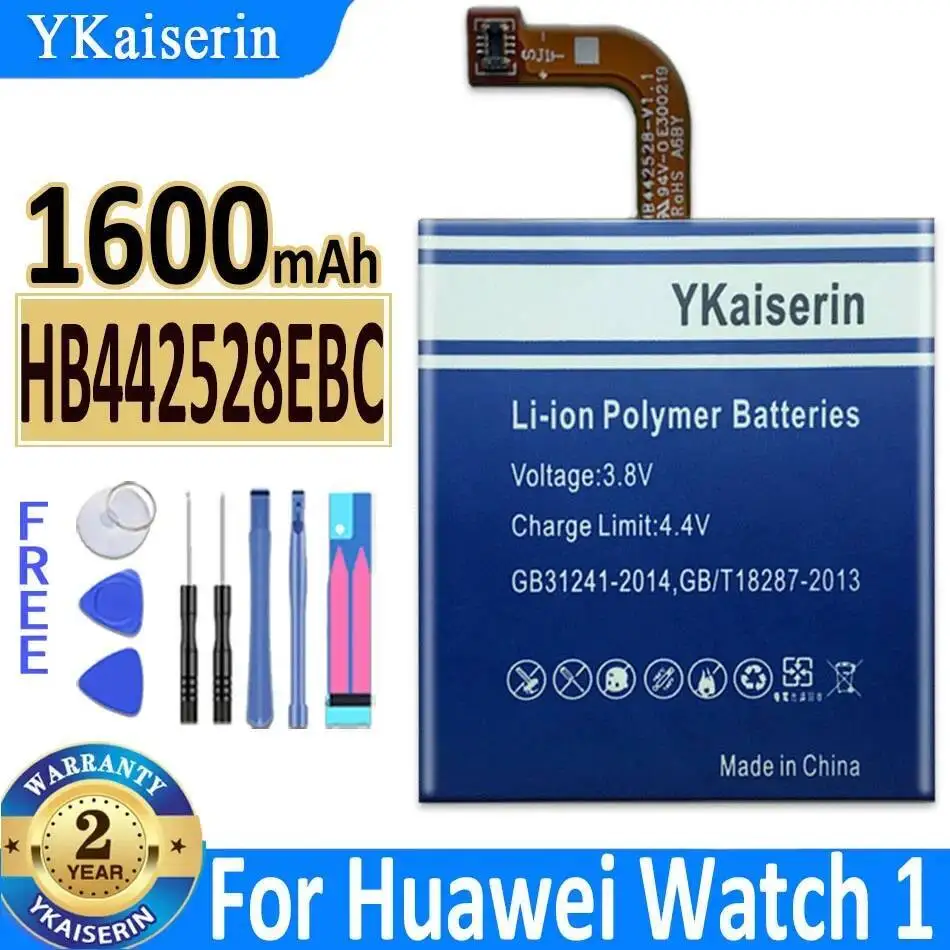 HB442528EBC Watch1 High Capacity For Huawei Watch 1 Battery Reliable Replacement 1600Mah