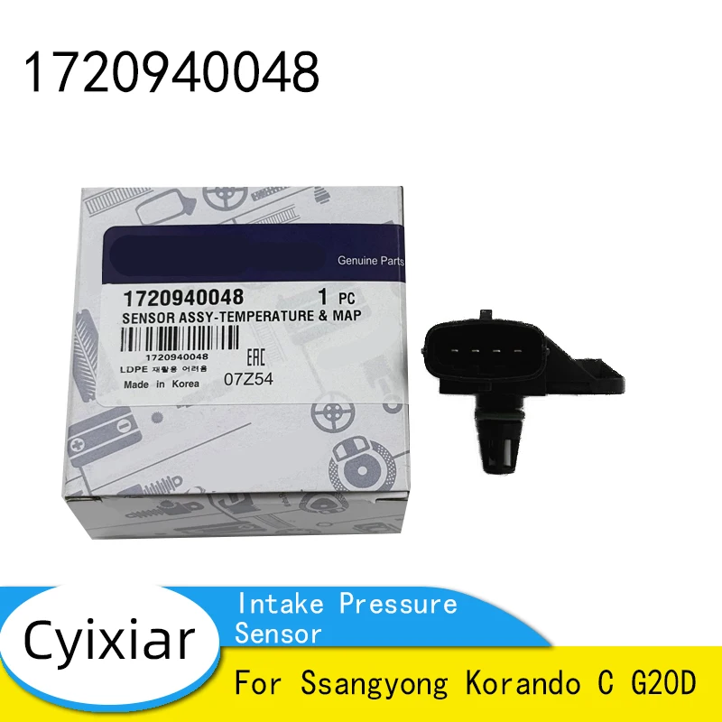 

Temperature Intake Pressure Sensor Assy 1720940048 17209-40048 For Ssangyong Korando C G20D