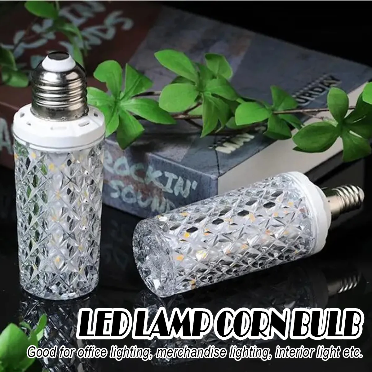 

E14 E27 Led Corn Bulb Lamp 4000K/6000K Chandelier Decorative Living Light SMD5730 Chip Small Warm Replace Halogen Home Room