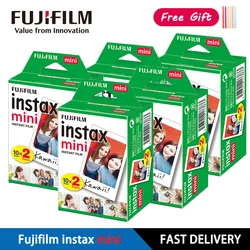 Fujifilm Instax Mini Film White Edge Photo Paper 10-100 Sheets Fuji With Print For Instant Mini 12 11 9 8 7+ 25 50s Camera