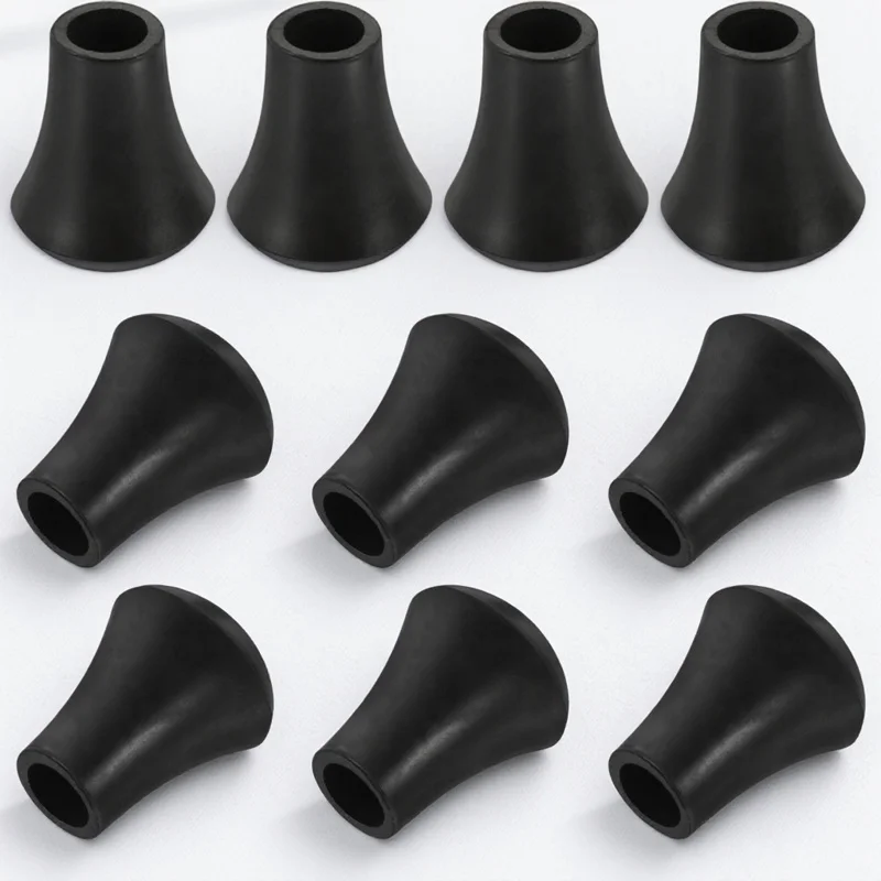 

10Pcs Drum Kit Stand Feet Rubber Replacement Protects Floors Increases Stability Crisper Sound Drum Rubber Feet
