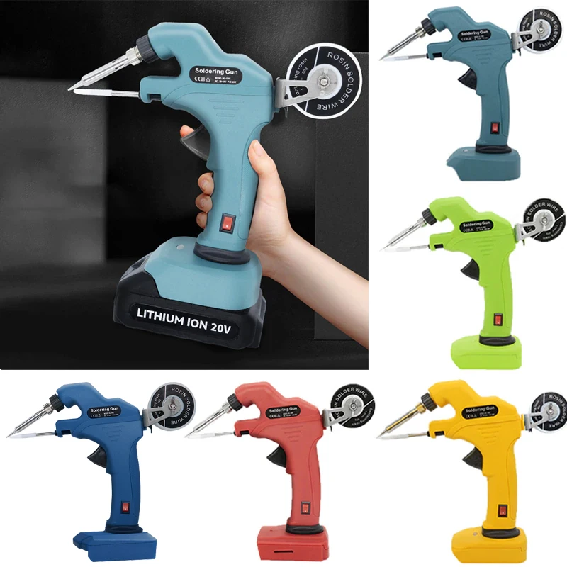 Handheld Welding Gun Electric Soldering Iron Tool for Makita/Bosch/Milwaukee/Dewalt/BlackDecker 18V 20V Lithium Battery