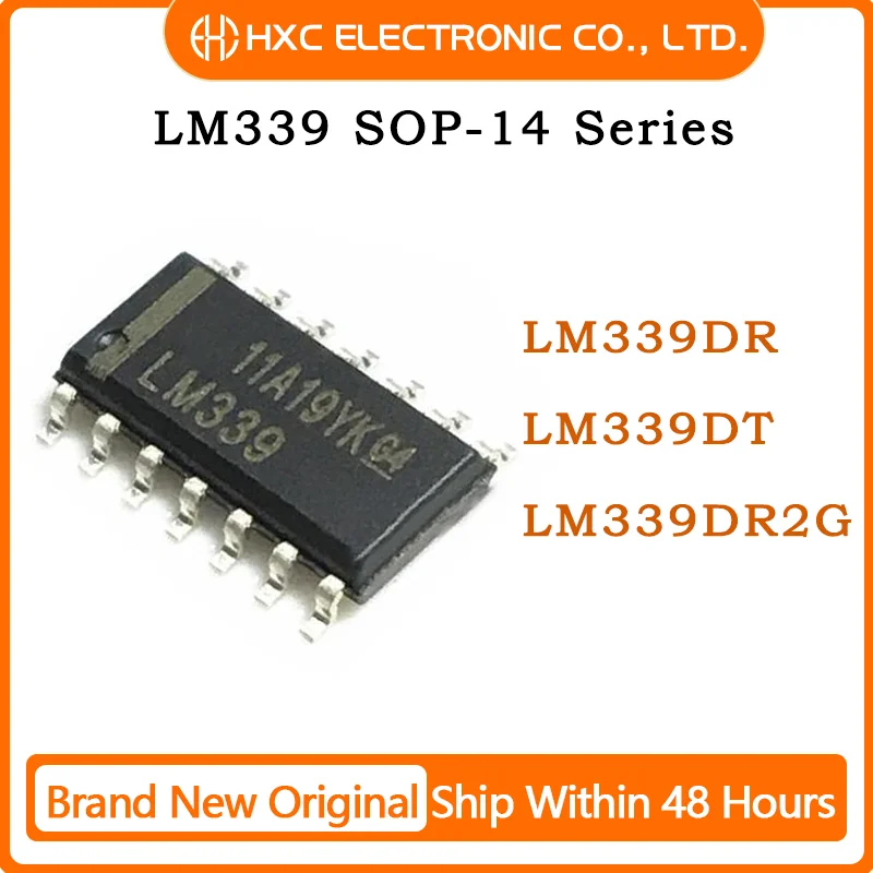 

100PCS LM339DR LM339DT LM339DR2G SOP-14 100% New Original Voltage Comparator